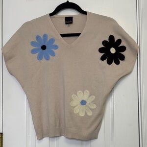 Avanti Women's Beige Floral Top